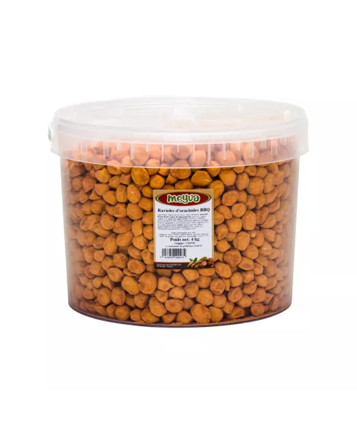 Importateur Grossiste Fruits Secs SEAU MEYVA - RAVIOLE D\'ARACHIDE BBQ 4KG Fournisseur Fruits Secs en GROS