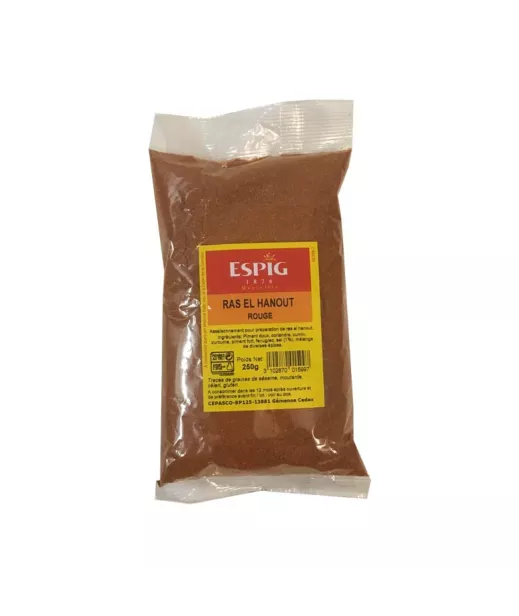 Importateur Grossiste Epices ESPIG RAS EL HANOUT ROUGE - 250g Fournisseur Epices ESPIG en GROS