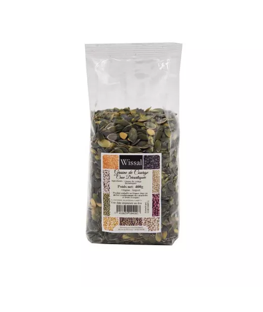 Decorative raw squash seed