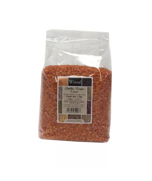 WISSAL - LENTILLES ROUGES CORAIL 12x1kg