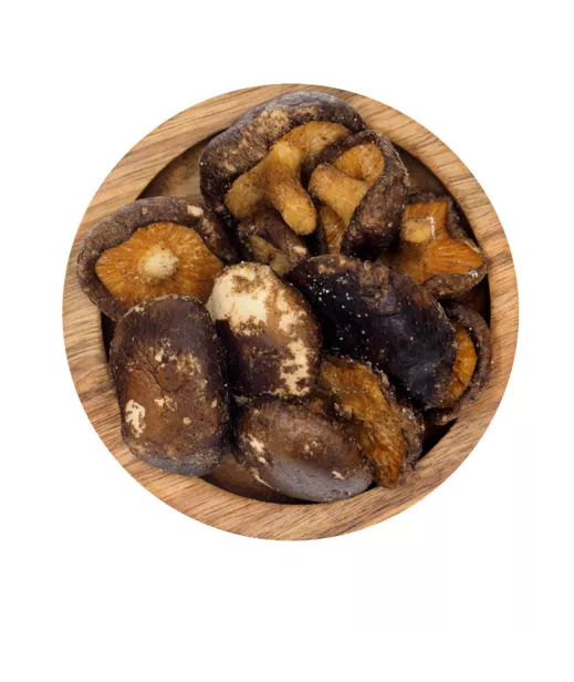 Shiitake 2kg Shiitake Chips - Großhändler Trockenfrüchte in Eimer