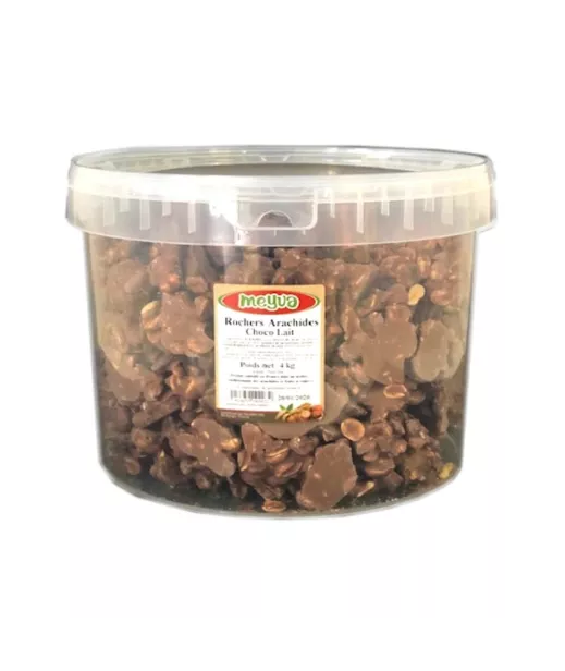 SEAU MEYVA - ROCHER ARACHIDES CHOCO LAIT 4KG