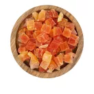 Papaye Déshydratée en Cubes, Seau 5kg - Grossiste Fruits Séchés 