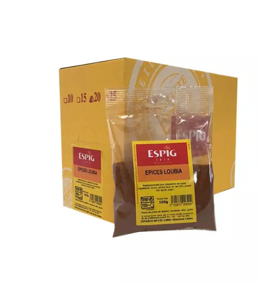 Grossiste Epices EPICES LOUBIA - 20X100g Importateur Grossiste Epices en GROS