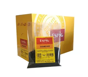 Ganzer schwarzer Sesam 20x100g - östliche Gewürze im Großhandel