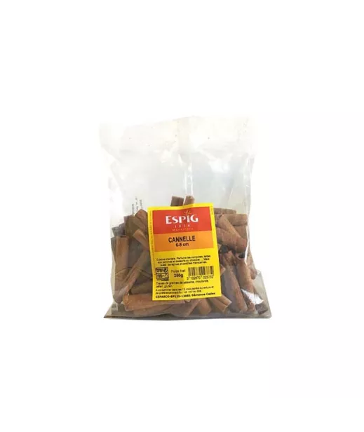 Cinnamon pipes 6/8 cm in bag of 250g 