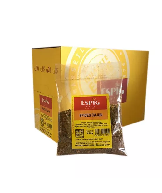 Epices Espices Epices Cajun - 20x100g Wholesaler Spices Espig Wholesale