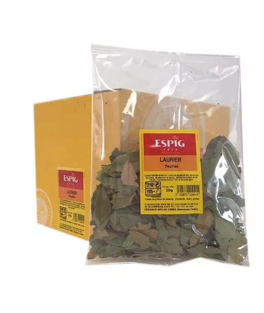 Importateur Grossiste Epice LAURIER SELECT - 20x20g Fournisseur Epice en GROS