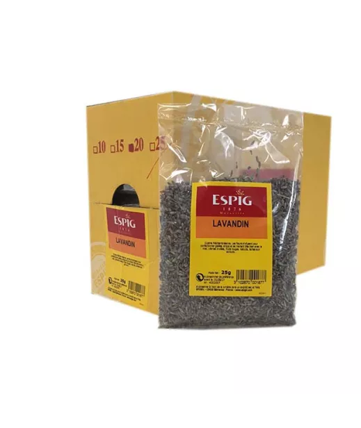 Fournisseur Epices LAVANDIN FLEURS ENTIER - 20x25g Grossiste Epices en GROS