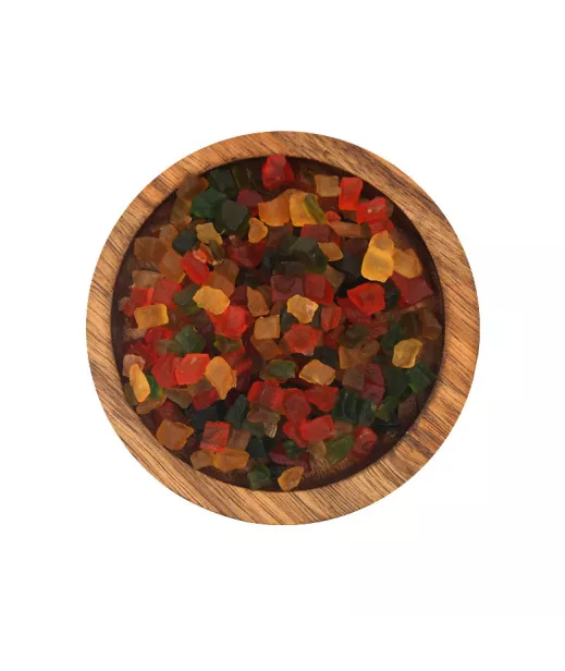 APTUNION - MACEDOINE FRUITS CONFITS TRICOLORES 5KG