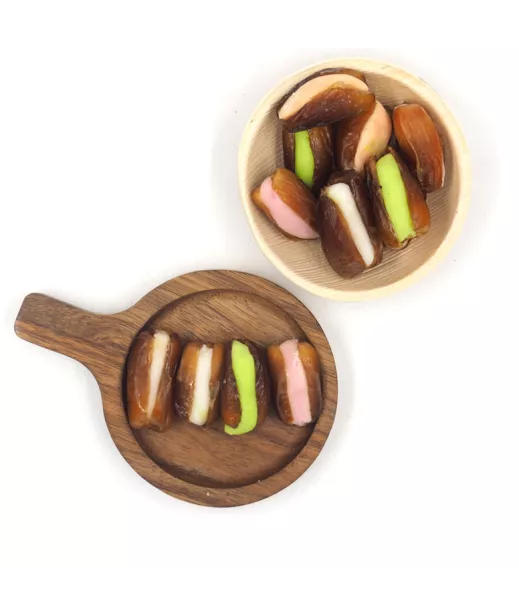 DATTE FOURREE PATE AMANDE TRICOLORE 5KG