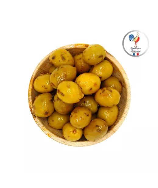 Fournisseur Olives et tapenades Olives MEYVA PROVENCE - COCKTAIL A L\'ESCABECHE 19/21 10K Grossiste Olives et tapenades en GROS