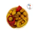 Fournisseur Olives et tapenades Olives PALIMEX - VERTES CASSEES PIMENTEES 19/21 10KG Grossiste Olives et tapenades en GROS