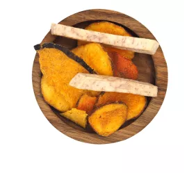 2Kg Pepper Vegetable Chips - Wholesaler Dried Fruit in Bucket