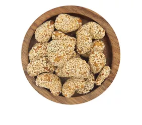 Fournisseur Fruits Secs SEAU NOIX DE CAJOU CARAMELISES SESAME 5KG Grossiste Fruits Secs en GROS