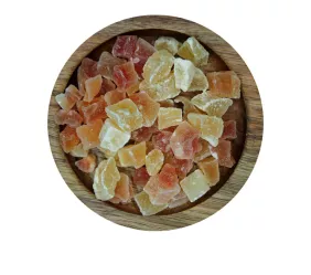 Wholesaler Dried Fruits Walle Meyva - Mix Pineapple / Papaya Cubes 5kg Importer Wholesaler Dry Fruits Wholesale