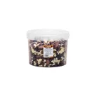 Choco Mix aux Fruits Secs 5kg - Grossiste Fruits Secs en Seau - noisette, raisin, amande