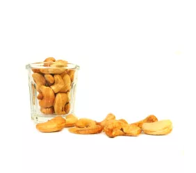 Snack Aperitif - Cashew W240 Gebratenes Salz ohne Salz