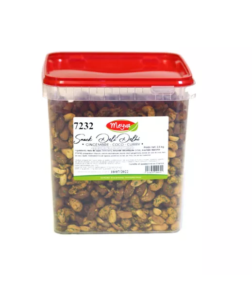 Snack\'apéritif - Snack Deli Delhi - Gingembre Curry Coco - 2,5KG