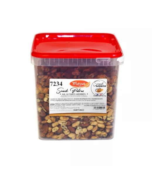 Snack\'apéritif - Snack Deli Delhi - Gingembre Curry Coco - 2,5KG