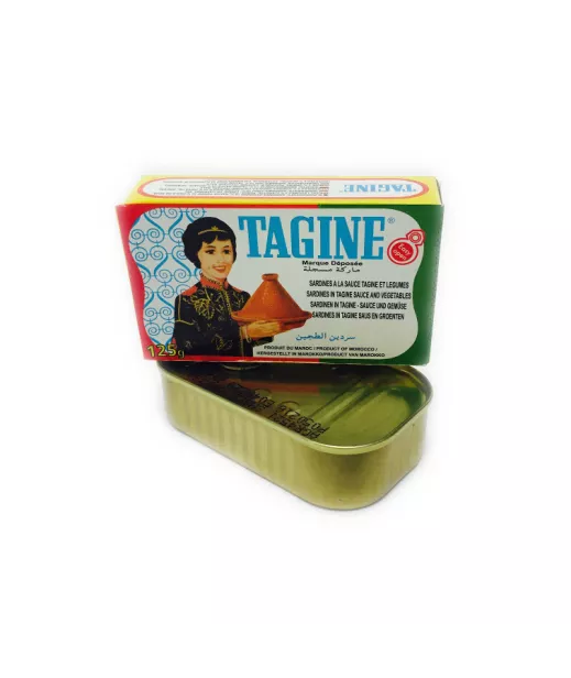 SARDINE TAGINE MAROC 50X125G