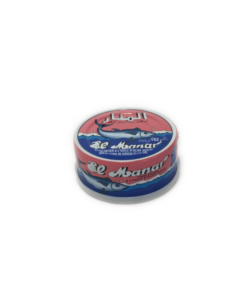 Thon entier - huile d\'olive -El Manar - 48x160g