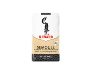 SEMOULE DE BLE DUR - LE RENARD - 10 x 1 KG - EXTRA FINE