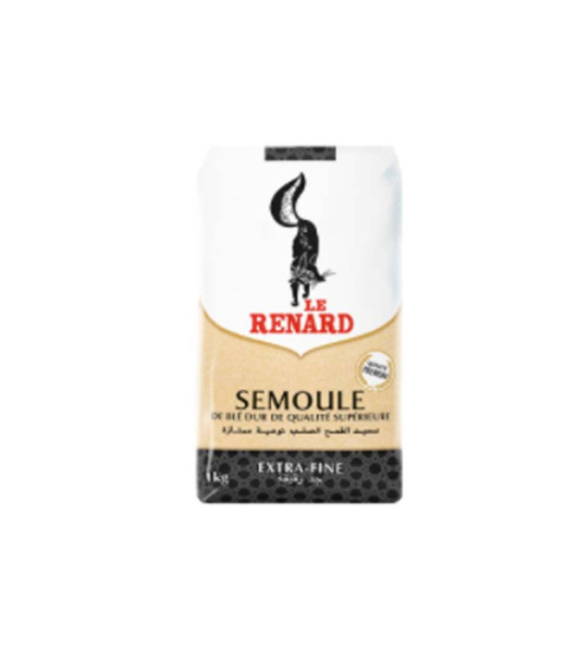 SEMOULE DE BLE DUR - LE RENARD - 10 x 1 KG - EXTRA FINE