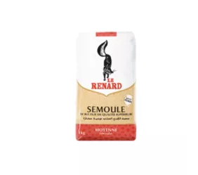SEMOULE DE BLE DUR - LE RENARD - 10 x 1 KG - MOYENNE