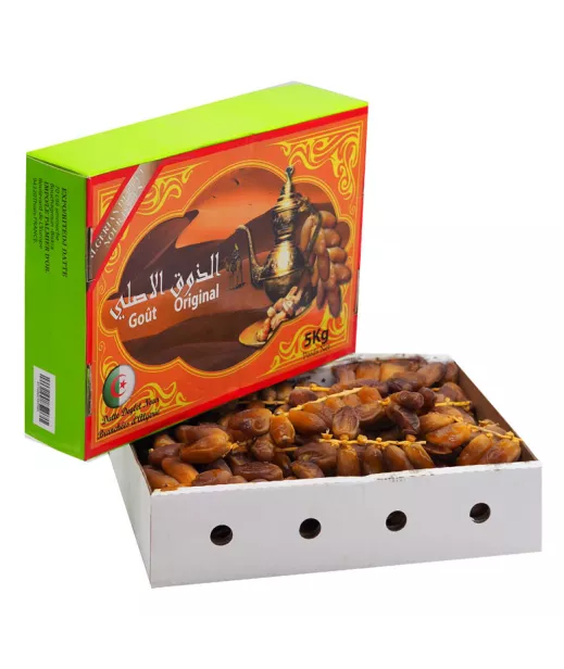 Dattes Branchées d\'Algérie 5KG - Grossiste Importateur Dattes