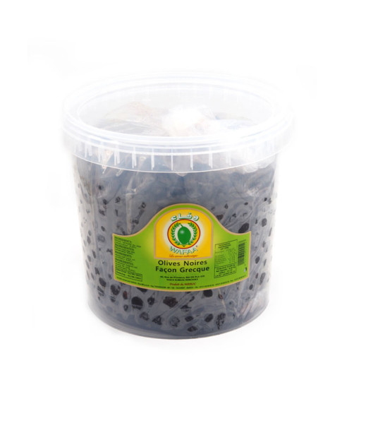 Safaa Olives - Black Greek Facon 8kg