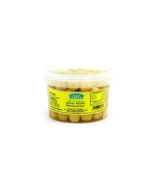 SAFAA petit POT - OLIVES VERTES DENOYAUTEES 6X280G