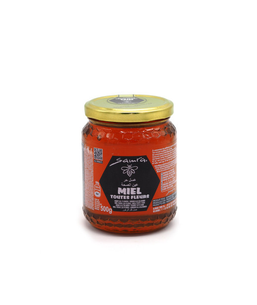 Flower honey jar 12x500g