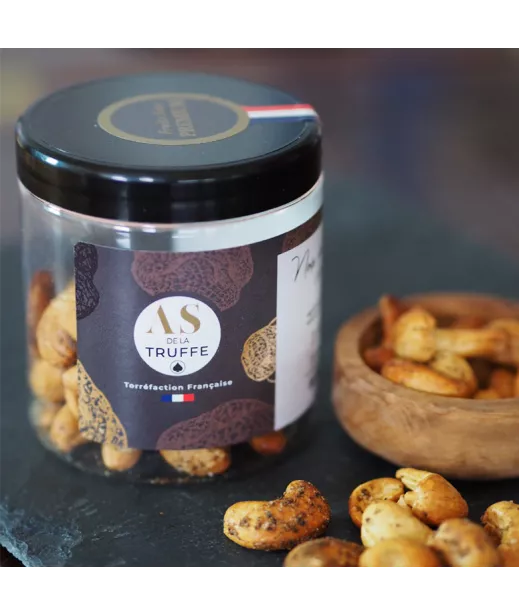 Small Luxury Pot - Cashew W240 - Truffle & Flower Salt Guérande - 14x90g