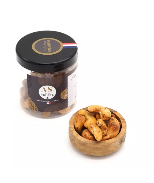 Kleiner Luxus-Topf - Cashew-W240 - Trüffel & Blumensalz Guérande - 14x90g