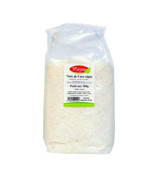 Grossiste Fruits Secs MEYVA - NOIX DE COCO RAPE 12X500G Importateur Grossiste Fruits Secs en GROS