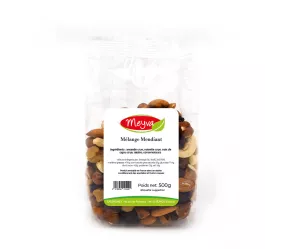 Importateur Grossiste Fruits Secs MEYVA - MELANGE MENDIANT 20X500g Fournisseur Fruits Secs en GROS