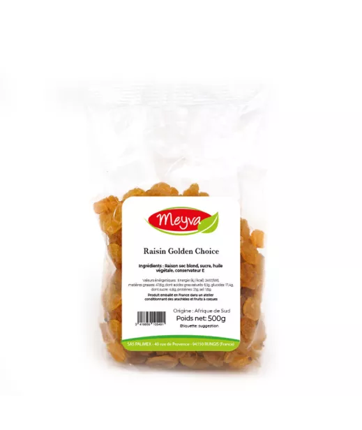 MEYVA - RAISIN SEC GOLDEN CHOICE Import 20X500G