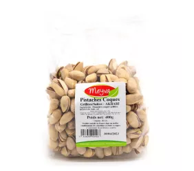 MEYVA - PISTACHE COQUE JUMBO GRILLEE SALEE - AKBARI - IRAN 18X400G