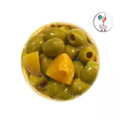 Olives MEYVA Cocktail Mojito 5KG – Olives Vertes Assaisonnées Apéritif & Restauration