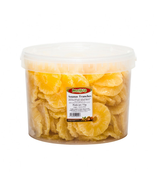 SEAU MEYVA - ANANAS DESHYDRATE TRANCHE 5KG