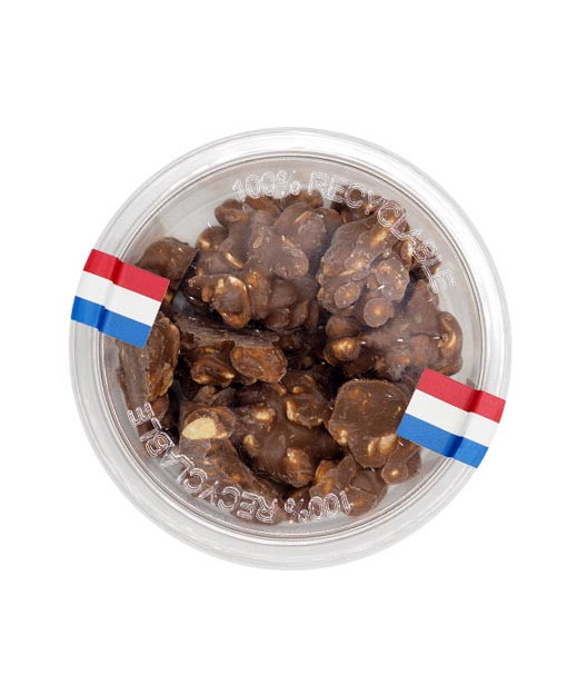 Round Premium Pot (B) - Rock Peanut Choco Milk - 14x150g