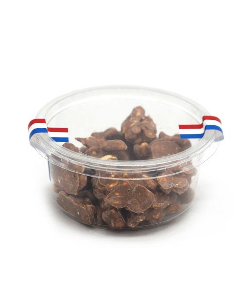 Round Premium Pot (B) - Rock Peanut Choco Milk - 14x150g