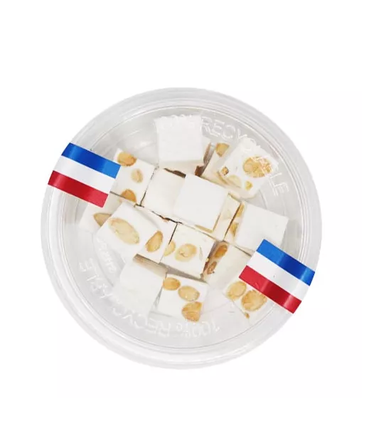 POT PREMIUM ROND (B) - Nougat Cube Amande Pistache Origine FRANCE - 14X100G