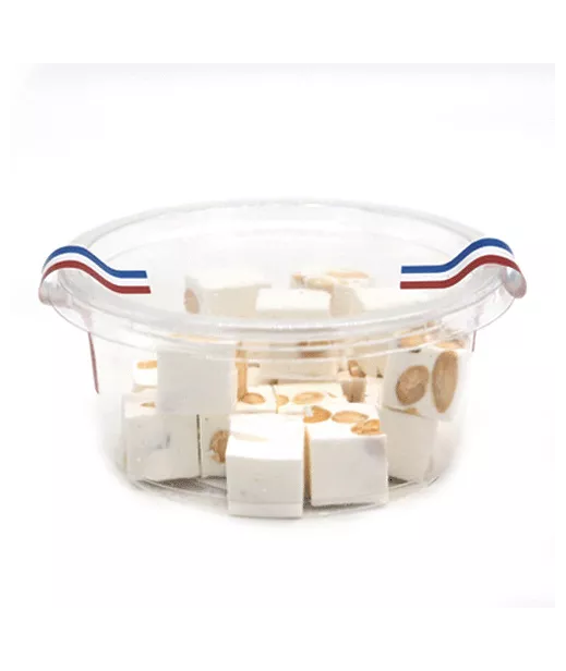 POT PREMIUM ROND (B) - Nougat Cube Amande Pistache Origine FRANCE - 14X100G