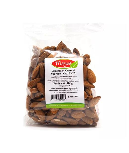 MEYVA - AMANDES CARMEL SUPREME 24X400G