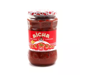 Fournisseur DOUBLE CONCENTRE TOMATE - AICHA DU MAROC - GRAND BOCAL VERRE 730G -  6X72CL