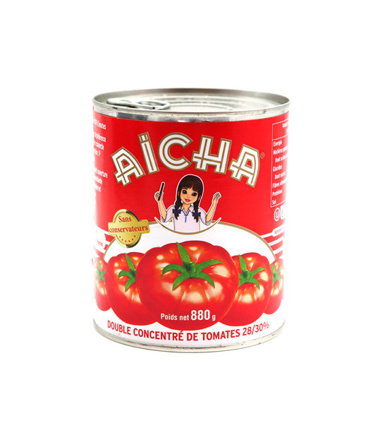 DOUBLE CONCENTRE TOMATES - AICHA DU MAROC - Conserve 6 X 4/4