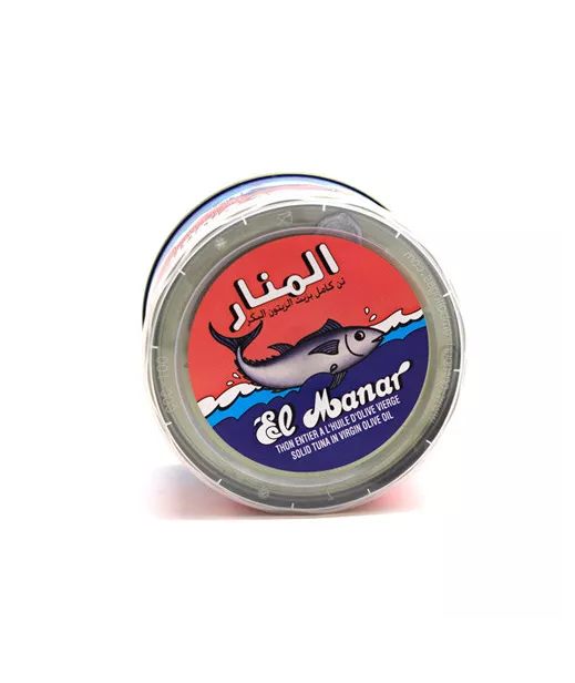 THON ENTIER - HUILE OLIVE -  EL MANAR - 24X400g