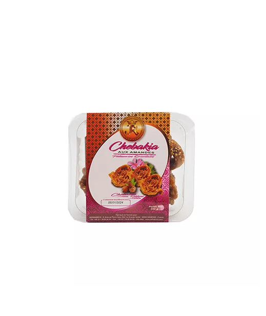 Patisserie JR - Chebakia Tray Operculee - Tunisia - 12x250g